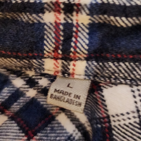 Jachs Flannel Plaid Shirt size Large - Picture 4 of 4